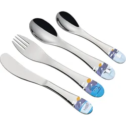 Kinderbesteck cilio SEAWORLD - silber