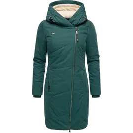 Ragwear Wintermantel "Gordon Long", Damen, Gr. M (38), grün (dunkelgrün), Obermaterial: 74% Baumwolle, 26% Nylon. Innenfutter: 100% Polyester. Wattierung: 100% Polyester, tailliert ca.
