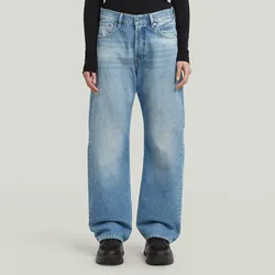 Boyfriend-Jeans G-STAR "Bowey 3D Boyfriend", Damen, Gr. 34, Länge 32, faded blau chrome, Denim/Jeans, Obermaterial: 100% Baumwolle, casual, bequem, Jeans