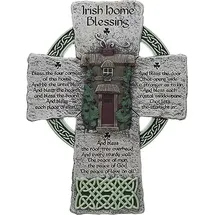 Cathedral Art Abbey Gift 6" x 8" Irish Home Blessing Cross