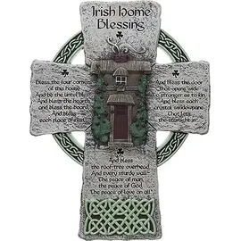 Cathedral Art Abbey Gift 6" x 8" Irish Home Blessing Cross