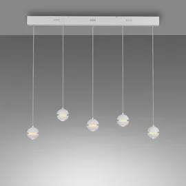 Schöner Wohnen Lini 5-flg. 110 cm rund weiß