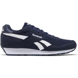 Reebok Unisex Rewind Run Sneaker, Vector Navy/White/Vector Navy, 38.5 EU