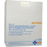 Meditrade Schlitzkompressen Vlies 10 x 10 cm