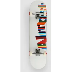 Almost Side Stripe Fp 7.75" Skateboard white Gr. Uni