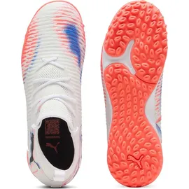 Puma Future 8 Match Mid Tf Kinder puma white/puma black/glowing red 37