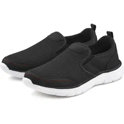 Sneaker AUTHENTIC LE JOGGER, Herren, Gr. 43, schwarz, Obermaterial: 100% Textilmaterial. Futter: 100% Textilmaterial. Decksohle: 100% Textilmaterial. Laufsohle: 100% Synthetik, unifarben, sportlich, Schuhe, Slip-On Sneaker, Slipper, Halbschuhe, Freizeitschuhe, Unisex VEGAN