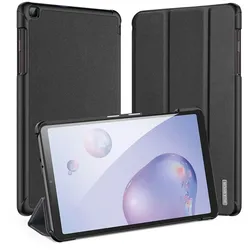 DUX DUCIS Buch Tasche Hartschale mit Smart Sleep Standfunktion kompatibel mit Samsung Galaxy Tab A 8.4'' 2020 Tablet Hülle Etui Brieftasche Schutzhüll