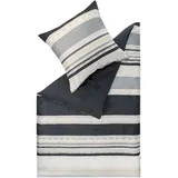 Esprit Salmlo Gestreift Anthrazit 140 x 200 cm + 70 x 90 cm