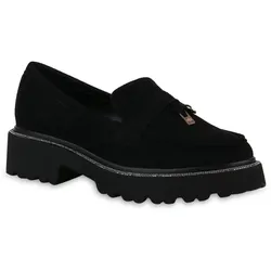 Damen Plateauschuhe in Schwarz
