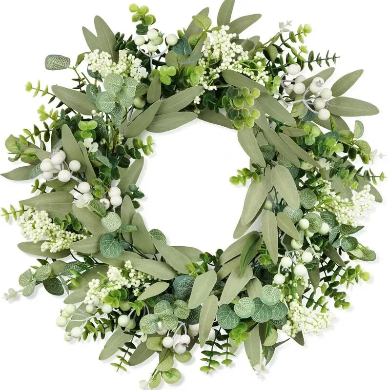 DDHS 18-Zoll-Eukalyptus-Kranz - 1 Stück