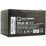 Q-Batteries 12LS-12 F2 12V 12Ah Blei-Vlies-Akku / AGM VRLA mit VdS