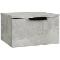 vidaXL Hängenachtschrank 2 Stk. 34 x 30 x 20 cm Betongrau