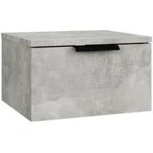 vidaXL Hängenachtschrank 2 Stk. 34 x 30 x 20 cm Betongrau