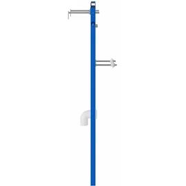 vidaXL Badezimmer Wandstütze Blau 50 x 3 x 112 cm