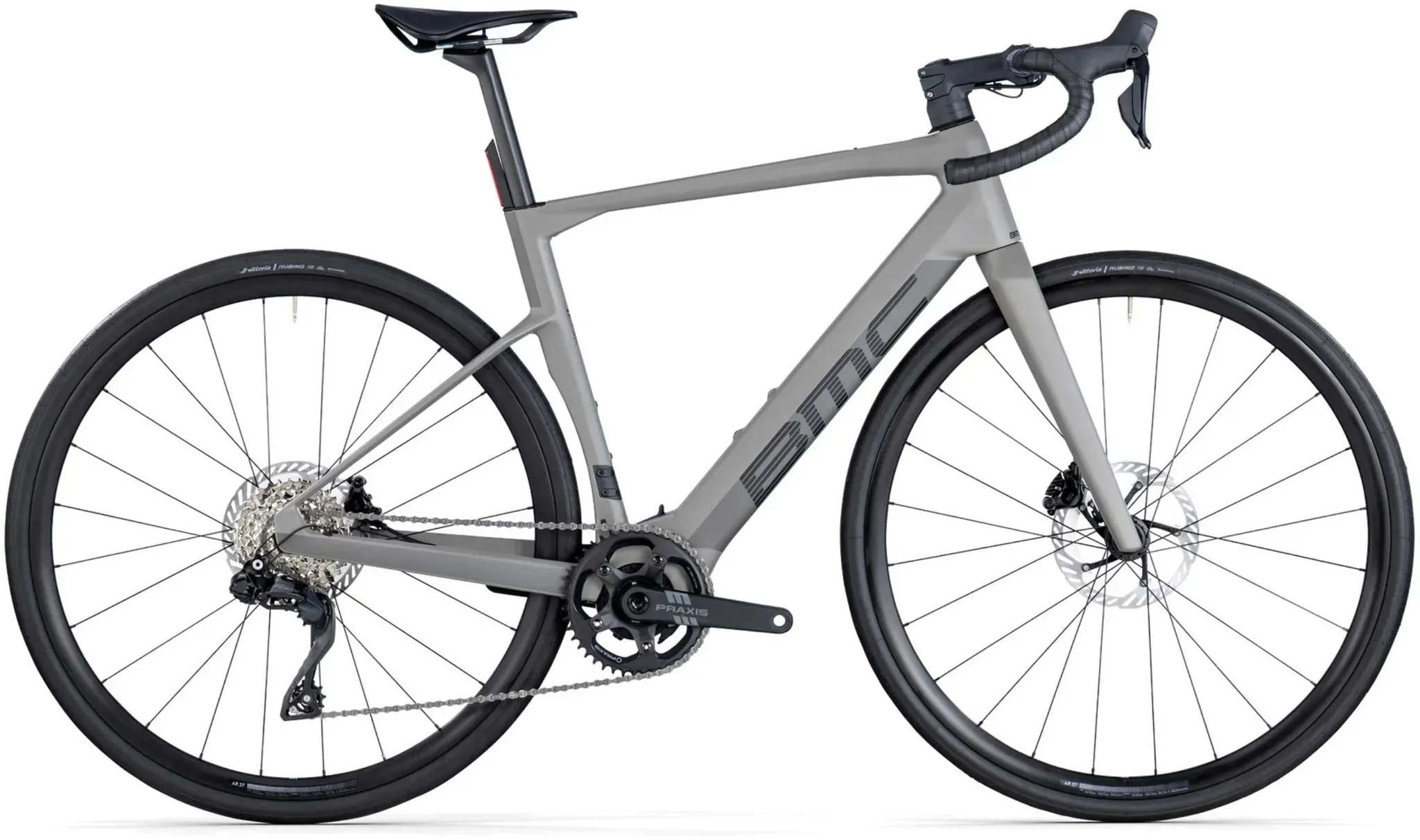 BMC Roadmachine 01 AMP Two TQ HPR60 360Wh - 58 cm - Rhino Grey