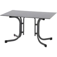 Siena Garden Sola Klapptisch 120 x 80 x 71 cm Anthrazit