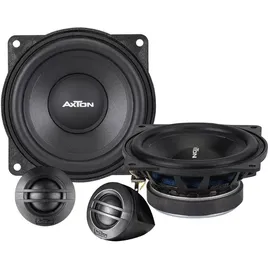 Axton ATC100S – klangstarkes 10 cm / 4“ Komponenten System, Auto-Lautsprecher mit nur 39 mm Einbautiefe, Soundsystem mit 60 Watt RMS
