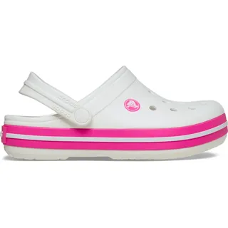 Crocs Unisex Kinder Crocband Clog K Clog, White/Pink Crush, 37/38 EU