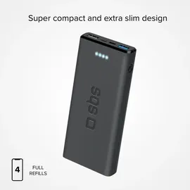 SBS TTBB10000FASTK, 10000 mAh Schwarz