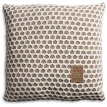Knit Factory Mila Kissen 50 x 50 cm Marron/Beige
