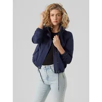 Vero Moda Boxy Fit Parka mit Kapuze Modell 'ZOA', Marine, XS