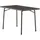 Sieger Garten-Klapptisch mit mecalit-Pro-Platte 115 x 70 x 72 cm eisengrau/schieferdekor anthrazit