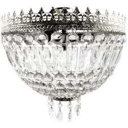 Cupola Nickel Deckenleuchte 3-flammig Nickel glänzend Ø 40cm