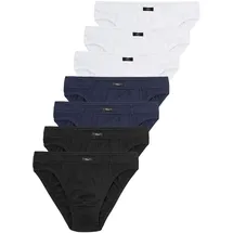 s.Oliver Slip 7er Pack Schwarz / Blau / Weiß M