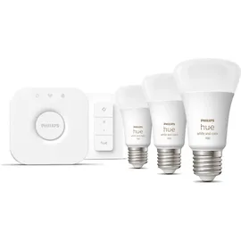 Philips Hue White & Col. Amb. E27 3er Starter Set Mehrfarbig