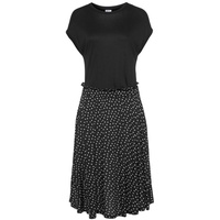 BEACHTIME Jerseykleid, Damen schwarz-gepunktet-bedruckt, Gr.38