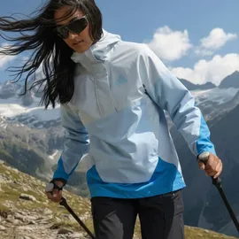 adidas Terrex Damen Xploric 2.5L Anorak (Größe L, blau)