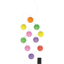 GLOBO Solarlichterkette Kunststoff 3 m Bunt