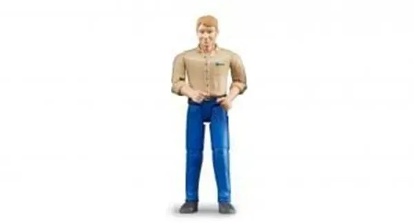 Man light skin blue jeans