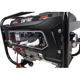 DeTec. Stromaggregat 3.3 kW Stromerzeuger Stromgenerator Notstrom Aggregat Generrator 3300 Watt