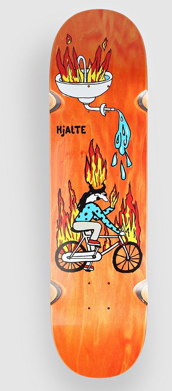 Polar Skate Hjalte Halberg Fire Ride Wheel 8.25" Skateboard Deck assorted Gr. Uni