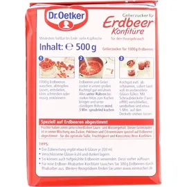 Dr. Oetker - ERDBEER Gelierzucker - 500g Tüte