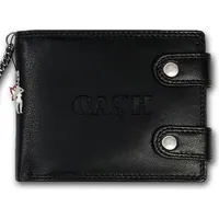 Bag Street Herren Männer Portemonnaie Leder schwarz 12x9.5x2cm OPJ124S - Schwarz