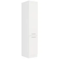 Küchen-Preisbombe Hochschrank EKO White 40 x 0 x 0 cm Weiß