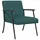 vidaXL Sessel Dunkelgrün 59 x 75 x 78 cm Stoff mit Kissen