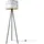 Paco Home Trina Kraft 148,5cm Grau/Weiß