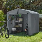 SoBuy Fahrradgarage wetterfest Geräteschuppen Fahrradgarage KLS11-L-DG