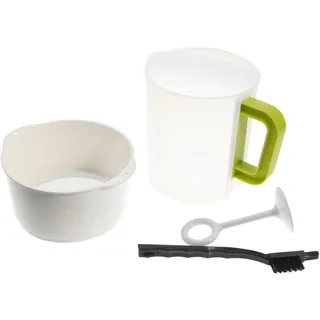 4 Nussmilch-Sieb Nussmilchbeutelsieb Saftsieb Mandelmilchfilter nut milk bag nußmilchbeutel Joghurt Sojamilchsieb handhaben Filtersieb Zellstoffbecher einstellen Milch