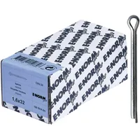 E-NORMpro Splint DIN 94 Stahl galvanisch verzinkt blau 50