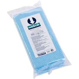 Wetrok Masslinn Hopital 61 x 25 cm - 100 Tücher, Ölimprägniert, Blau, Unparfümiert, Bodenwischtuch