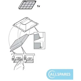 Elica CFC0141529 Aktivkohlefilter