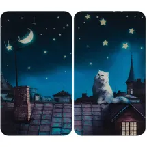 Wenko Herdabdeckplatte Universal Modell Moon Cat schwarz