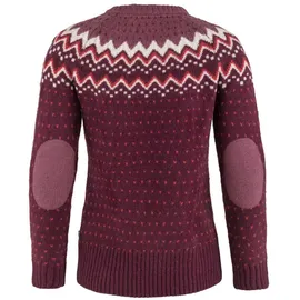 Fjällräven Övik Knit Pullover - Dark Garnet - XS