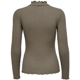 Jdy Langarmbluse Fransiska Braun L