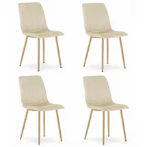 Best For Home Esszimmerstuhl Samt beige